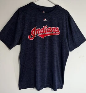 Cleveland Indians Shirt Size Medium by Majestic - Picture 1 of 5