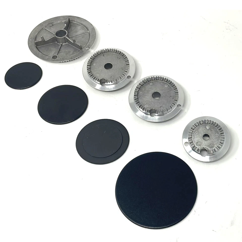 AEG - ZANUSSI AEG ZANUSSI BRUCIATORI E PIATTELLI NERI OPACHI 4 FUOCHI SPARTIFIAMMA CUCINA