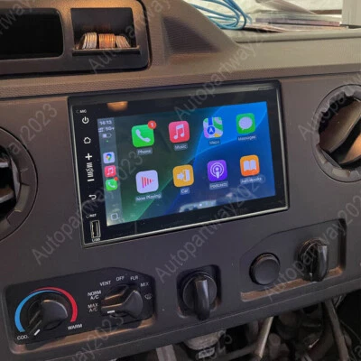 Carplay Radio For Ford E-350 Super Duty;E-250 Super Duty 2009-2014 GPS Navi SWC - Image 1 of 4