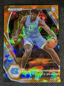2021 Panini Prizm DP DAY'RON SHARPE RC #25 ORANGE ICE PRIZM ROOKIE CARD - Picture 1 of 2