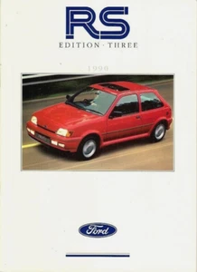 Ford RS Range 1990 Ed 3 UK Brochure Fiesta Escort RS Turbo Sierra Cosworth 4x4 - Picture 1 of 1