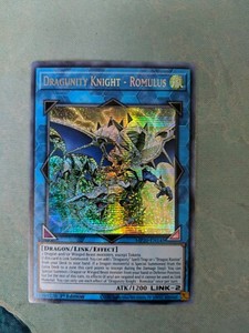 * Dragunity Knight - Romulus - MP20-EN145 - 1st Ed - Prismatic Secret Rare - LP