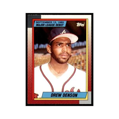 1989 Topps Major League Debut Drew Denson Baseball Cards #30 - Image 1 of 3
