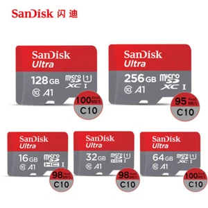 SanDisk 16GB 32GB 64GB 128GB Ultra Micro SD SDXC TF Memory Card 100MB/s Class 10 - Picture 1 of 5