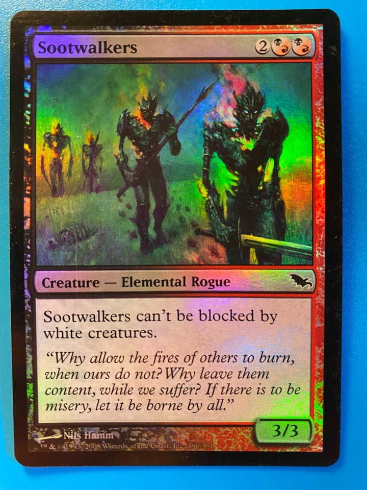 MTG 1x FOIL Sootwalkers Shadowmoor Pauper Magic the Gathering Card x1 NM - Image 1 of 1