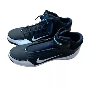 tacchetti baseball nike huarache uomo taglia 14 nero bianco performance - Foto 1 di 7