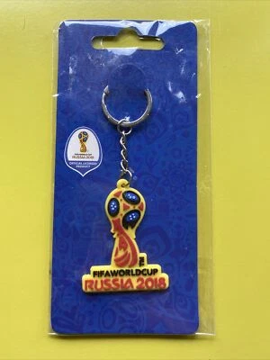FIFA World Cup Russia 2018 Key Chain Ring Officially Licensed Keychain Yellow - Image 1 of 4