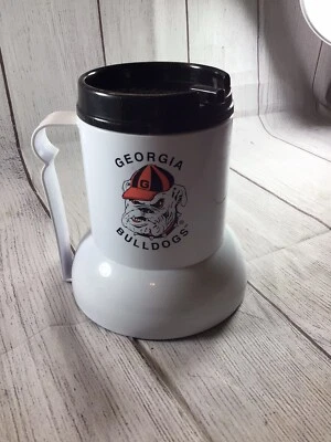 Vintage University Of Georgia Bulldogs Road Warrior Mug Cup Rare - Image 1 of 4