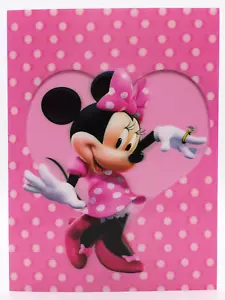 Disney Minnie Mouse - Póster lenticular estampado 3D 12x16 - Imagen 1 de 1