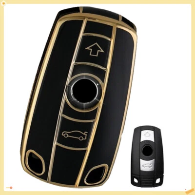 For BMW 1 3 5 6 Series X5 X6 Z4 2006-2011 TPU Remote Smart Key Fob Case Cover  - Image 1 of 4