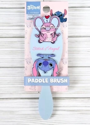 Cepillo de pelo Disney Lilo & Stitch Angel Detangling Paddle *Primark*-NUEVO Foto 1 de 4