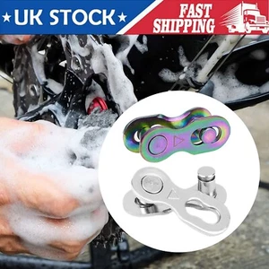 1/2/4 Pairs Bike Chain Link Quick Missing Link Connector for 6-8 9 10 11 Speed - Picture 1 of 14