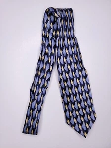 Dockers Boys Formal Necktie 48"Lx3"W Blue/Yellow Neck Tie Kids - Picture 1 of 5