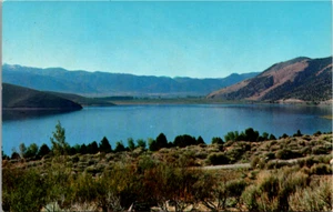 Vintage Postcard Topaz Lake California Nevada Mountains Unused - Picture 1 of 2
