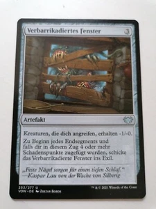 MTG MAGIC THE GATHERING INNISTRAD BLUTROTER BUND Verbarrikadiertes Fenster - Bild 1 von 1