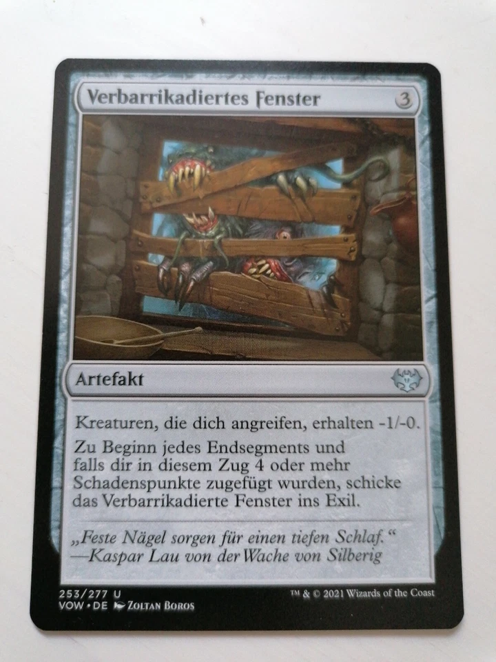 MTG MAGIC THE GATHERING INNISTRAD BLUTROTER BUND Verbarrikadiertes Fenster - Bild 1 von 1