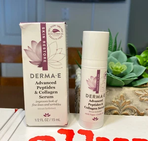 Derma E Advanced Peptides & Collagen Serum Deluxe Sample/ Travel 15 mL/0.5 fl oz - Picture 1 of 10