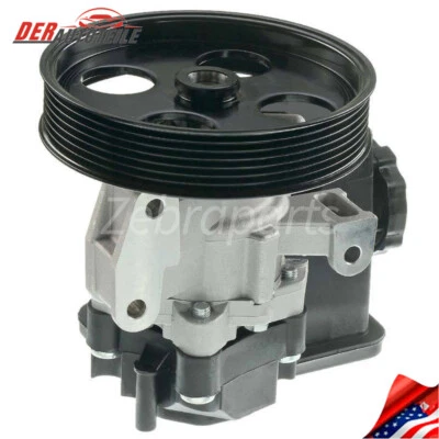 Power Steering Pump w/ Pulley for Mercedes-Benz W203 C230 C320 1.8L 2003-2005 - Image 1 of 4