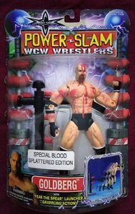 Special Blood Splattered Edition WCW GOLDBERG 2000 Power Slam Actionfigur RAR - Bild 1 von 24