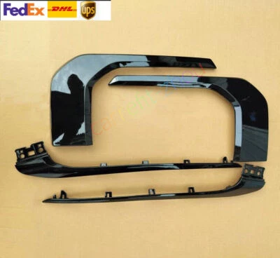 Para Mitsubishi Outlander 2022-24 Rejilla Delantera Negra Ambos Laterales Cubierta Accesorios Foto 1 de 4