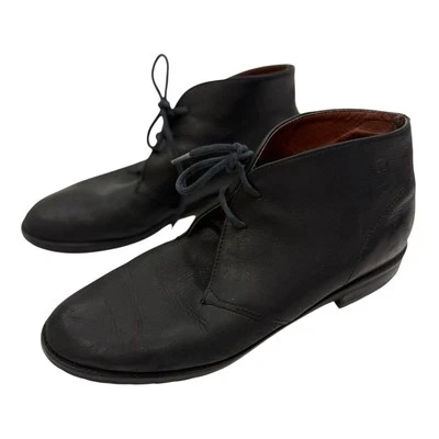 Botines de Colección Etienne Aigner Cuero Negro con Cordones Talla 7* Sin Talla Foto 1 de 4
