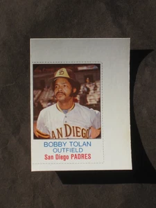 Anfitriona Twinkies 1975 Bobby Tolan #1 Padres como nueva - Imagen 1 de 2