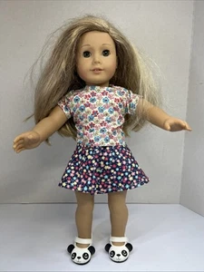 American Girl bambola bionda occhi verdi 2014 18" - Foto 1 di 15