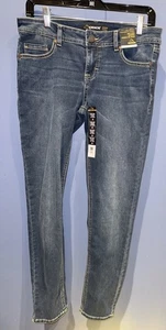 Damen 6 Denim Jeans Mid Rise Skinny Flex Jordache Neu mit Etikett 32 x 30 - Bild 1 von 7