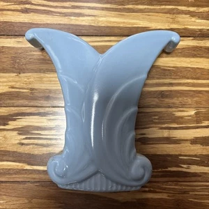 Vintage Abingdon Art Deco Vase USA Pottery #512 Ceramic Flower Light Blue - Picture 1 of 4
