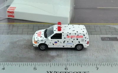 Busch 44653 Dodge Ram Van New York FDNY Fire Dept Engine HO 1:87 Scale - Image 1 of 2
