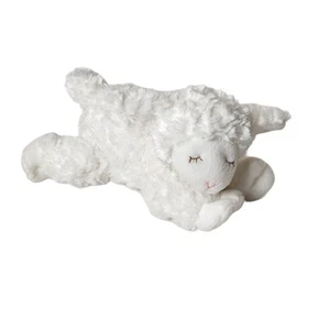 Baby Gund Winky Baby Lamm Schaf Plüschtier weiß Stofftier Rassel Spielzeug - Bild 1 von 6