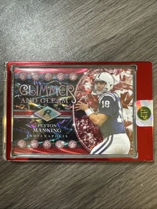2024 Topps Resurgence - Glimmer and Gleam Peyton Manning #GG-2 RED LAVA 5/5 - Picture 1 of 2