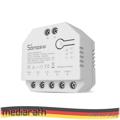 Sonoff Dual R3 Lite 2 Channel WiFi Smart Switch Tasmota 15 - Alexa - iobroker - Image 1 of 4