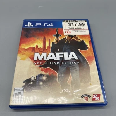Mafia: Definitive Edition (Sony Playstation 4 PS4, 2020) W/ Poster - Image 1 of 4