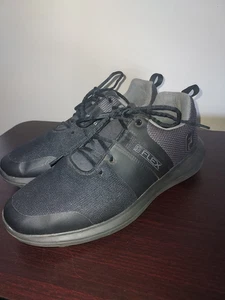 FootJoy Flex Scarpe da Golf Uomo 9,5 Larghe Maglia Senza Punte Leggere Nero Grigio - Foto 1 di 15