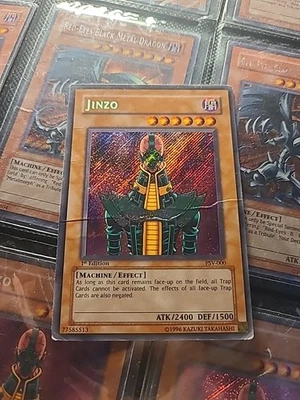 YuGiOh Jinzo PSV-000 1st Edition Secret Rare - Image 1 of 4