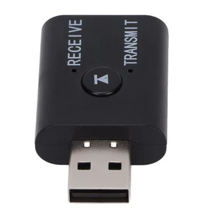 2 In 1 BT Transmitter And Receiver Portable Wireless Adapter For TV Ca NEW - Afbeelding 1 van 12