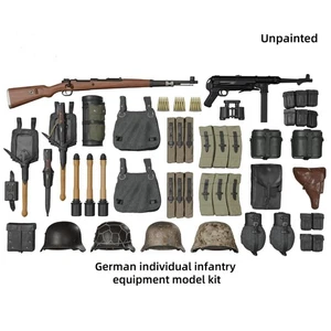 1/35 WWII German Infantry Equipment Unpainted Military Model Resin Figure Hobby - Picture 1 of 7