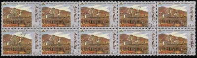 1991 $1.20 50th Anniv Australian Memorial SG1285 Used Block 10 Faults Ex My Coln - Image 1 of 2