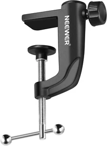 NEEWER Table Mounting C Clamp for Microphone Suspension Boom Scissor Arm Stand - Picture 1 of 8