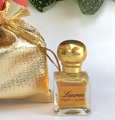 💝Mini perfume vintage LAUREN Ralph Lauren PURE PARFUM 1/8 oz COSMAIR NOS - Imagem 1 de 4
