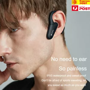 Sport Open-Ear Headphones,Wireless Bone Conduction Bluetooth Earphone MicHeadset - Picture 1 of 10