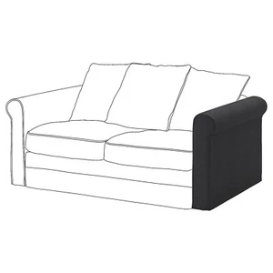 TWO Ikea Gronlid Armrest Covers - Sporda Dark Grey 405.008.16 - Picture 1 of 3