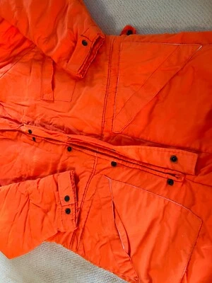 Game Winner Sportswear XL Men's Orange Hunting Coveralls - Image 1 of 4
