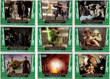 2017 Topps Star Wars 40th Anniversary Green You Pick the Card Finish Your Set