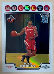 Joey Dorsey RC - 2008-09 Topps Chrom REFRAKTOR #207 - HOUSTON ROCKETS - Bild 1 von 2