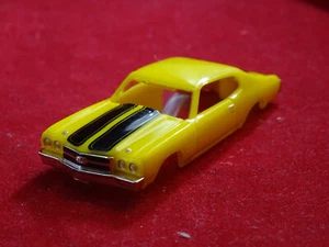 New Yellow / Black 1970 Chevy Chevelle  MoDEL MoToRING  T-jet HO Slot Car body  - Picture 1 of 8