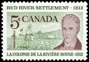 Canada Stamp #397ii - Lord Selkirk (1962) 5¢ Hibrite paper (HB) - Picture 1 of 1