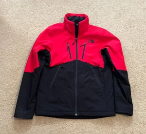 The North Face WindWall Jacket Men's Small Red Black Polyester F15 C809 - Picture 1 of 4