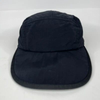 Винтажная мужская кепка Patagonia Duckbill с ремешком на спине маленькая черная 5 панелей США - Изображение 1 из 4